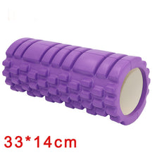Load image into Gallery viewer, Yoga Column Fitness Pilates Yoga Foam Roller Blocks Train Gym Massage Grid Trigger Point Therapy Physio Exercise