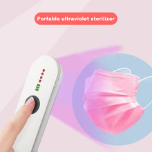 Load image into Gallery viewer, Portable USB UV Sanitizing Travel Wand LED Germicidal Sterilization Lamp Mini UV Ultraviolet Disinfection Light for Household