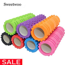 Load image into Gallery viewer, Yoga Column Fitness Pilates Yoga Foam Roller Blocks Train Gym Massage Grid Trigger Point Therapy Physio Exercise
