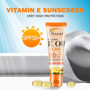 Vitamin E Facial Body Sunscreen Whitening Sunblock Cream Oil-Control Moisturizing Multi-effect Skin Cream body Disaar SPF 50+