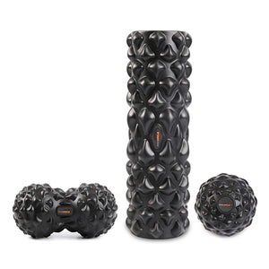 ProCircle Foam Roller Muscle Roller Fitness Balls Set Workout Relax Yoga Block For Yoga Massage and Fitness Physical Therapy