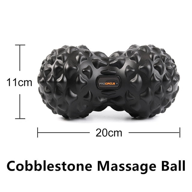 ProCircle Foam Roller Muscle Roller Fitness Balls Set Workout Relax Yoga Block For Yoga Massage and Fitness Physical Therapy