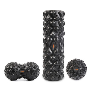 ProCircle Foam Roller Muscle Roller Fitness Balls Set Workout Relax Yoga Block For Yoga Massage and Fitness Physical Therapy