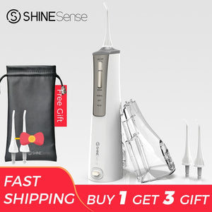 ShineSense SIO200 Oral Irrigator Water Flosser Dental Water Jet Teeth Cleaner Rechargeable with Travel Bag for Xiaomi Waterpik