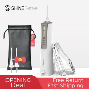 ShineSense SIO200 Oral Irrigator Water Flosser Dental Water Jet Teeth Cleaner Rechargeable with Travel Bag for Xiaomi Waterpik