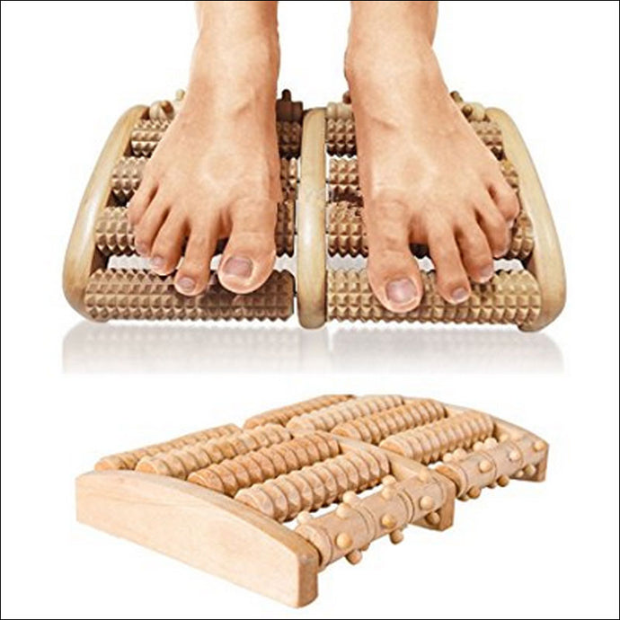 Wooden Roller Foot Massager  Sauna Kit Stress Relief Health Therapy Relax Massage accessories for sauna
